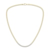 Thumbnail Image 2 of KAY Lab-Grown Diamonds Curb Chain Necklace 1 ct tw 10K Yellow Gold 16"