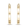 Thumbnail Image 2 of Teardrop-Shaped Hoop Earrings 24K Yellow Gold Vermeil Sterling Silver 50mm