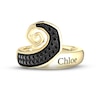 Thumbnail Image 2 of Disney Treasures The Nightmare Before Christmas Black Diamond Ring 1/5 ct tw 10K Yellow Gold