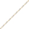 Thumbnail Image 2 of Diamond Infinity Link Bracelet 1/4 ct tw 14K Yellow Gold-Plated Sterling Silver 7"