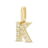 Thumbnail Image 2 of STUDIO BY KAY Lab-Grown Diamond Initial "K" Charm 1/10 ct tw 24K Yellow Gold Vermeil Sterling Silver