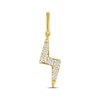 Thumbnail Image 1 of STUDIO BY KAY Lab-Grown Diamond Lightning Bolt Charm 1/10 ct tw 24K Yellow Gold Vermeil Sterling Silver