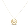 Thumbnail Image 0 of "Yesterday, Today, Tomorrow" Circle Necklace 10K Yellow Gold 18"