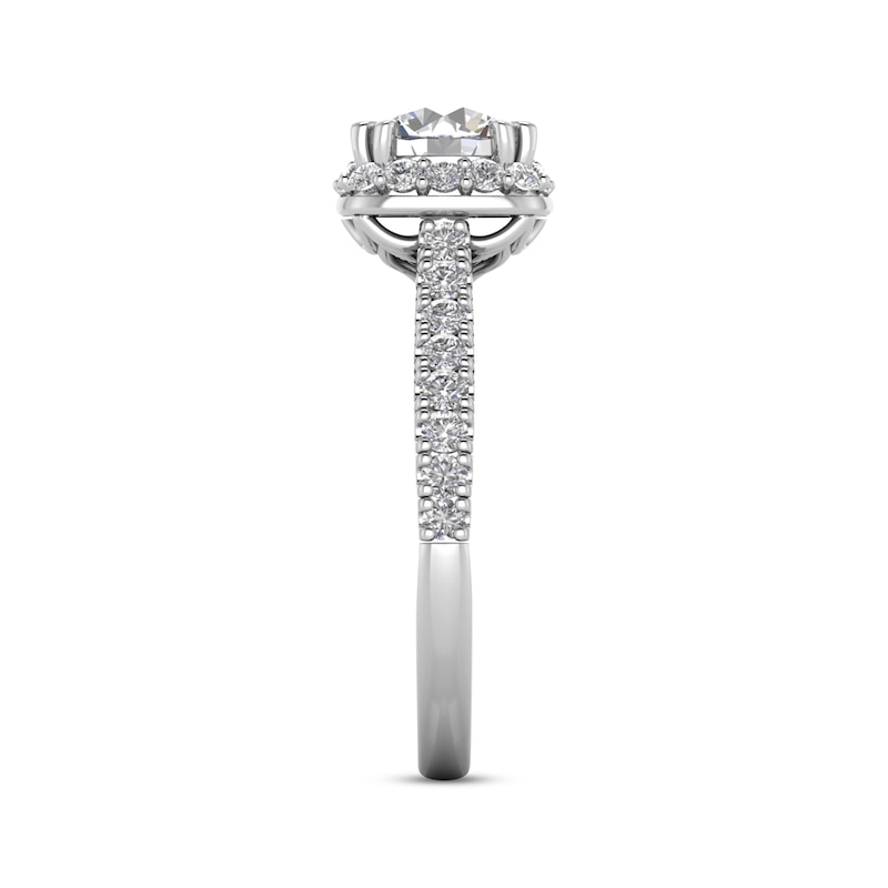Main Image 2 of Lab-Grown Diamonds Engagement Ring 1-7/8 ct tw Round-cut 14K White Gold