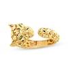 Thumbnail Image 1 of Italian Brilliance Deconstructed Panther Ring 14K Yellow Gold - Size 7