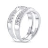 Thumbnail Image 2 of Round-Cut Diamond Enhancer Ring 3/4 ct tw 14K White Gold