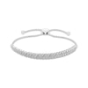 Thumbnail Image 1 of Diamond S-Link Bolo Bracelet 1/4 ct tw Sterling Silver