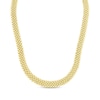 Thumbnail Image 1 of Woven Chain Necklace Hollow 14K Yellow Gold 18&quot;