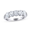Thumbnail Image 1 of THE LEO Legacy Lab-Grown Diamond Oval-Cut Anniversary Band 2 ct tw 14K White Gold