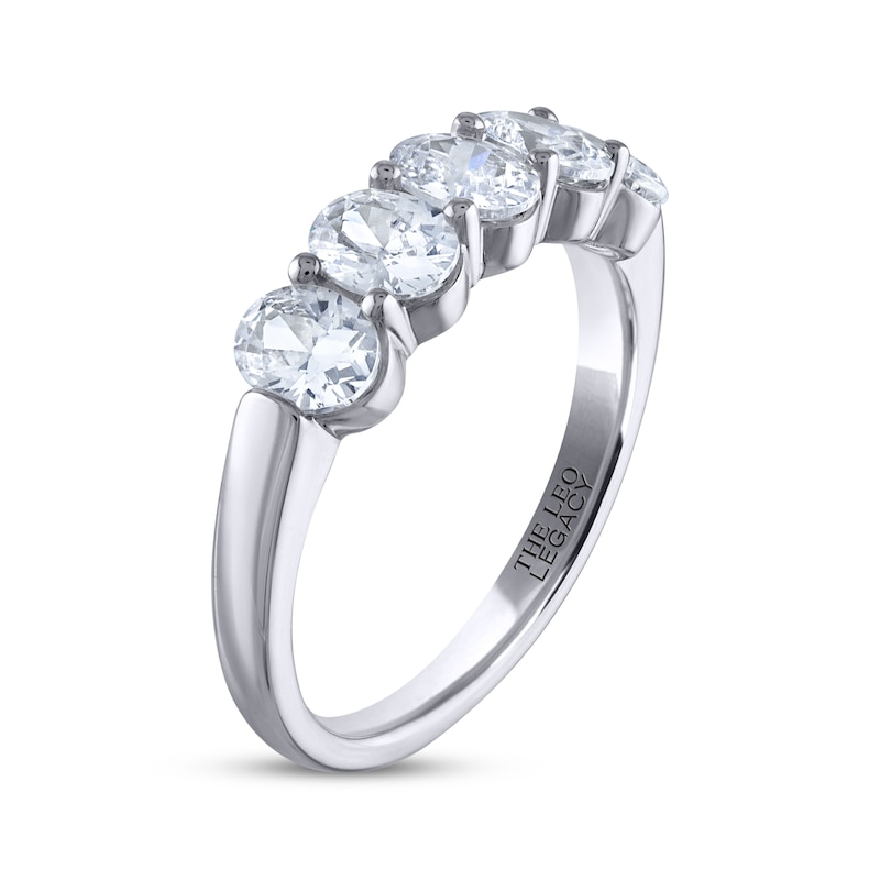 Main Image 2 of THE LEO Legacy Lab-Grown Diamond Oval-Cut Anniversary Band 2 ct tw 14K White Gold