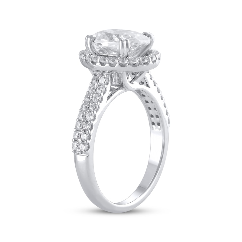 Main Image 2 of Now + Forever Lab-Grown Diamonds Oval-Cut Engagement Ring 2-1/2 ct tw 14K White Gold