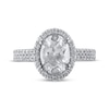 Thumbnail Image 3 of Now + Forever Lab-Grown Diamonds Oval-Cut Engagement Ring 2-1/2 ct tw 14K White Gold