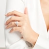 Thumbnail Image 4 of Now + Forever Lab-Grown Diamonds Oval-Cut Engagement Ring 2-1/2 ct tw 14K White Gold