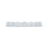 Thumbnail Image 4 of Monique Lhuillier Bliss Lab-Grown Diamond Anniversary Ring 1/2 ct tw 18K White Gold