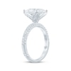 Thumbnail Image 1 of Monique Lhuillier Bliss Princess-Cut Lab-Created Diamond Engagement Ring 3-5/8 ct tw 18K White Gold