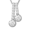 Thumbnail Image 1 of Ever Us Diamond Necklace 1 ct tw Round-cut 14K White Gold 19&quot;