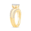 Thumbnail Image 2 of Princess-Cut Diamond Bridal Set 5/8 ct tw 14K Two-Tone Gold