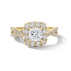 Thumbnail Image 3 of Neil Lane Artistry Cushion-Cut Lab-Grown Diamond Engagement Ring 1-7/8 ct tw 14K Yellow Gold