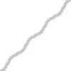 Thumbnail Image 2 of Diamond Squiggle Bracelet 1 ct tw 10K White Gold 7.25”
