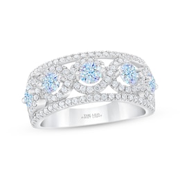 THE LEO First Light Round-Cut Diamond Anniversary Band 1-1/2 ct tw 14K White Gold