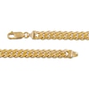 Thumbnail Image 2 of Solid Cuban Curb Chain Necklace 6.8mm 10K Yellow Gold 22"