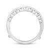 Thumbnail Image 3 of Blue Sapphire & Diamond Enhancer Ring 1/5 ct tw 14K White Gold