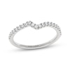 Thumbnail Image 1 of THE LEO Diamond Notched Wedding Band 1/5 ct tw 14K White Gold