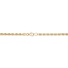 Thumbnail Image 3 of Textured 5.5mm Rope Chain Bracelet Solid 10K Yellow Gold 8.5&quot;