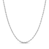 Thumbnail Image 0 of Solid Glitter Rope Chain Necklace 3mm 14K White Gold 18"