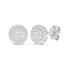 Thumbnail Image 3 of KAY Lab-Grown Diamonds Circle Necklace & Earrings Gift Set 1 ct tw Sterling Silver