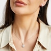 Thumbnail Image 4 of KAY Lab-Grown Diamonds Circle Necklace & Earrings Gift Set 1 ct tw Sterling Silver