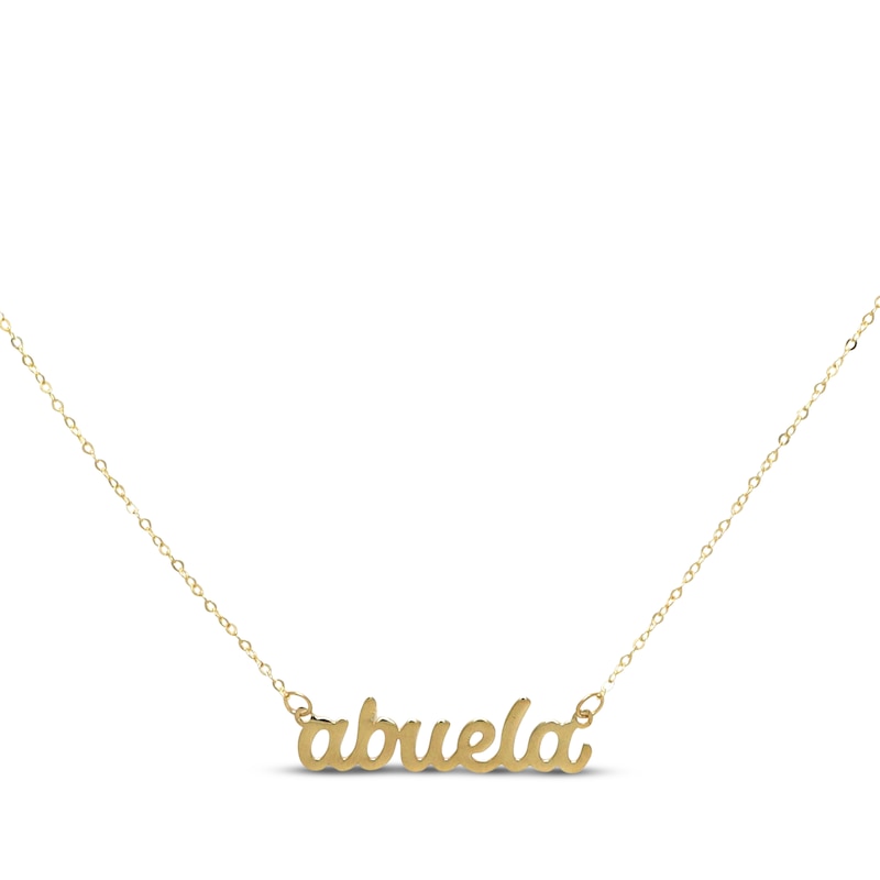 Main Image 1 of &quot;Abuela&quot; Necklace 10K Yellow Gold 18&quot;