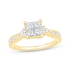 Thumbnail Image 1 of Now + Forever Princess-Cut Diamond Engagement Ring 1 ct tw 14K Yellow Gold