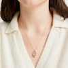 Thumbnail Image 2 of Unstoppable Love Lab-Grown Diamond Marquise Frame Necklace 1 ct tw 10K Yellow Gold 19&quot;