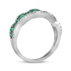 Thumbnail Image 3 of Le Vian Emerald Waterfall Ring 1/3 ct tw Diamonds 14K Vanilla Gold