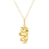 Thumbnail Image 1 of Dragon Cutout Necklace 14K Yellow Gold 18"