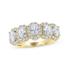 Thumbnail Image 1 of THE LEO Legacy Lab-Grown Diamond Oval-Cut Anniversary Ring 1-1/2 ct tw 14K Yellow Gold