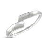 Thumbnail Image 2 of Bypass Open Bangle Bracelet Sterling Silver 6.75"