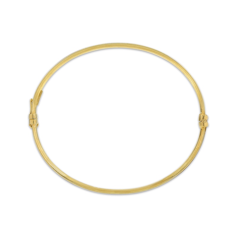 Main Image 2 of Roman Numeral Bangle Bracelet 10K Yellow Gold