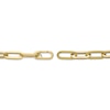 Thumbnail Image 3 of Paperclip Chain Bracelet 7.7mm Hollow 10K Yellow Gold 7.5&quot;