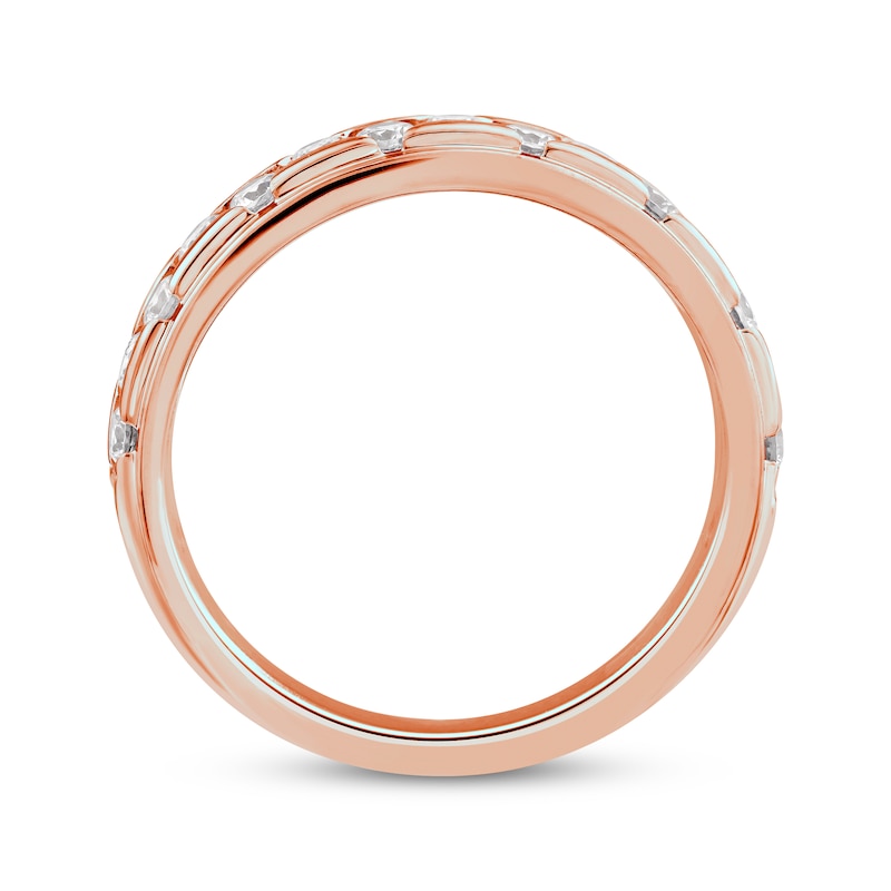 Main Image 3 of Now + Forever Lab-Grown Diamonds Anniversary Ring 5/8 ct tw 14K Rose Gold
