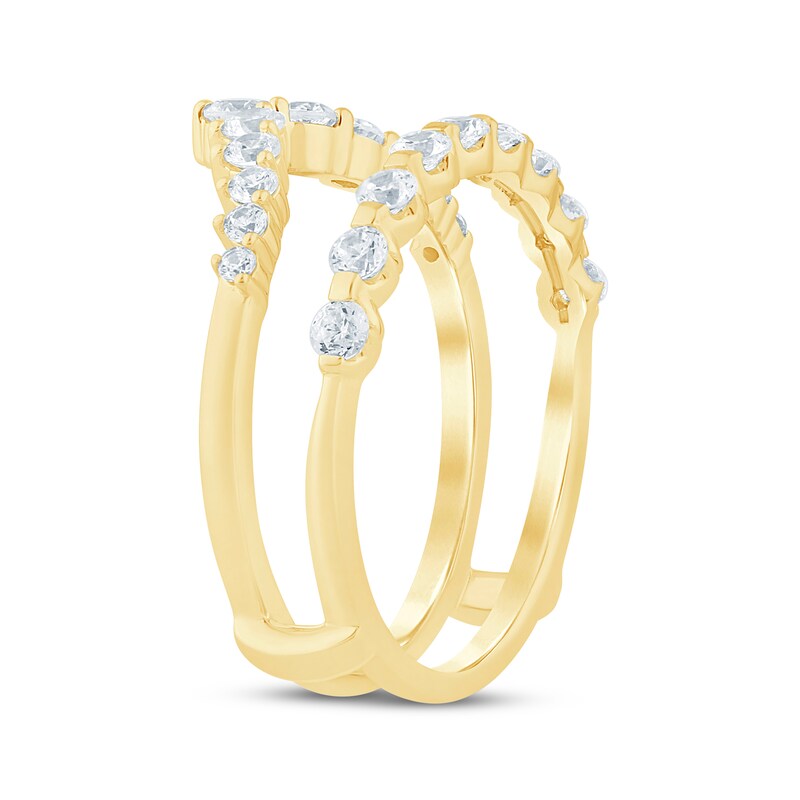 Main Image 2 of Now + Forever Diamond Chevron Enhancer Ring 3/4 ct tw 14K Yellow Gold