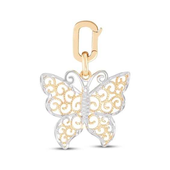 Charmed Memories Butterfly Charm 10K Yellow Gold