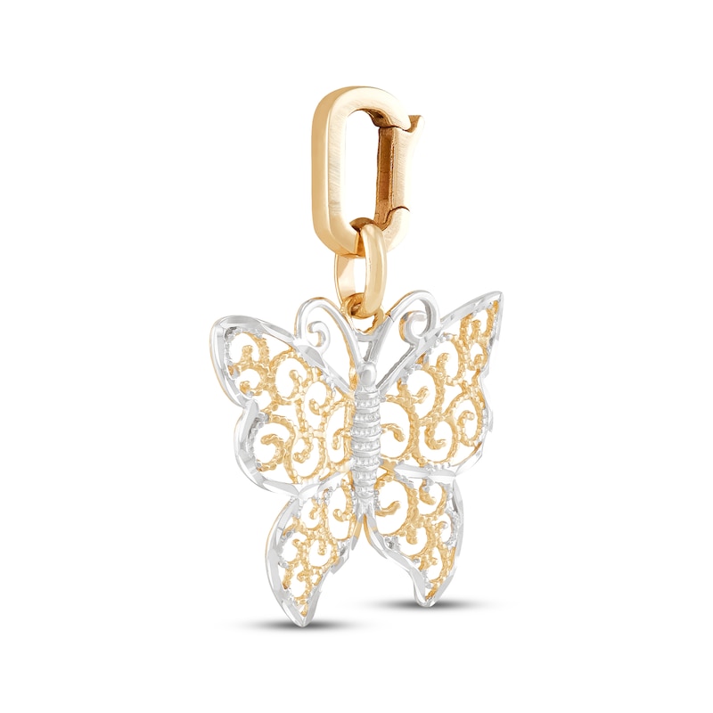 Main Image 2 of Charmed Memories Butterfly Charm 10K Yellow Gold