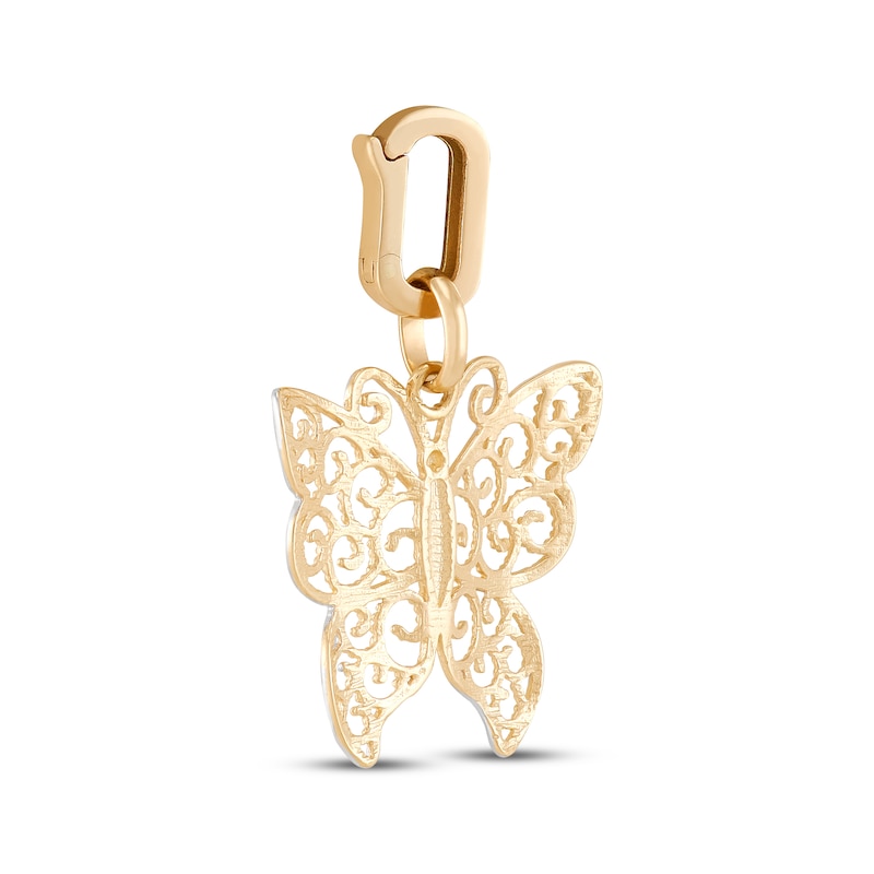 Main Image 4 of Charmed Memories Butterfly Charm 10K Yellow Gold