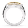 Thumbnail Image 2 of True Fans Denver Broncos Championship Ring Sterling Silver & 10K Yellow Gold Ring