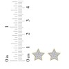 Thumbnail Image 5 of Multi-Diamond Pavé Star Stud Earrings 1/6 ct tw 10K Yellow Gold