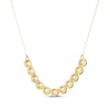 Thumbnail Image 3 of Disc Necklace 18K Yellow Gold-Plated Sterling Silver 18"