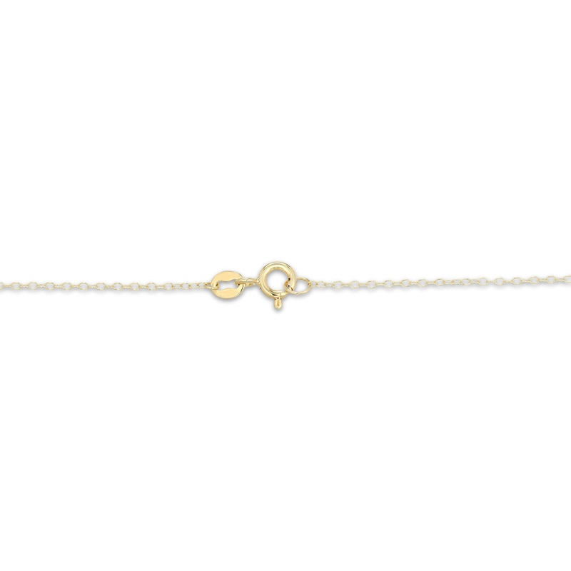 Main Image 4 of Disc Necklace 18K Yellow Gold-Plated Sterling Silver 18"
