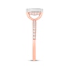 Thumbnail Image 2 of Now + Forever Lab-Grown Diamonds Radiant-Cut Engagement Ring 1-7/8 ct tw 14K Rose Gold